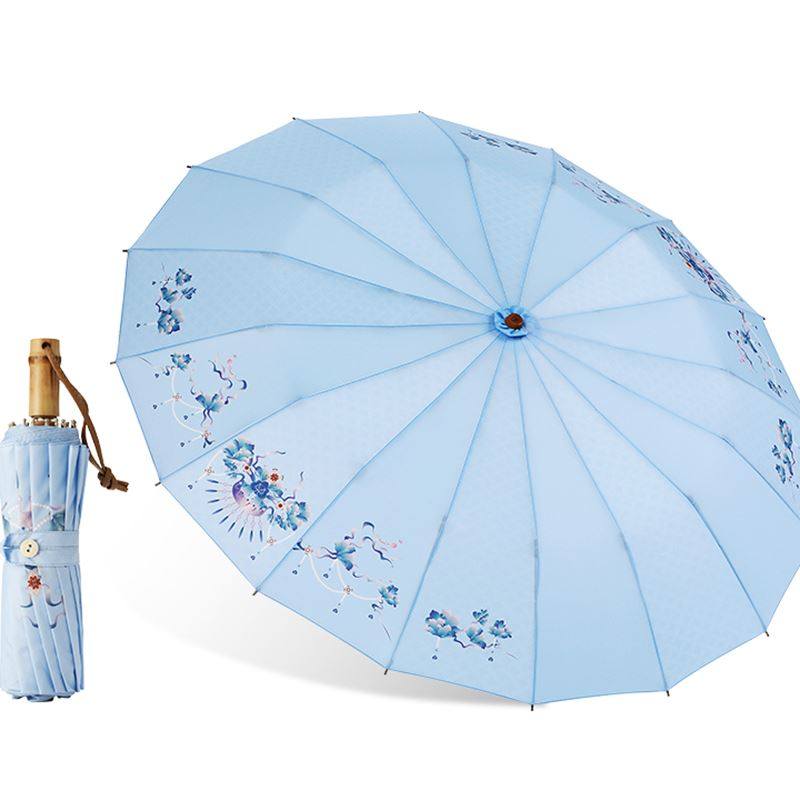 浣溪沙汉服伞古风伞油纸伞古风16骨折叠雨伞女古风双人伞复古防雨|ruв категории начало ежедневно, зонтик/дождь/дождь/водостойкость, зонтик - от Buy2taobao.com для оказания профессиональной услуги покупки агента Taobao