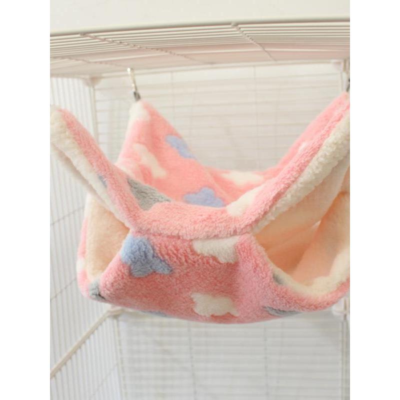 蜜袋鼯专用棉窝吊床睡觉隧道悬挂冬天保暖保温睡袋仓鼠过冬神器