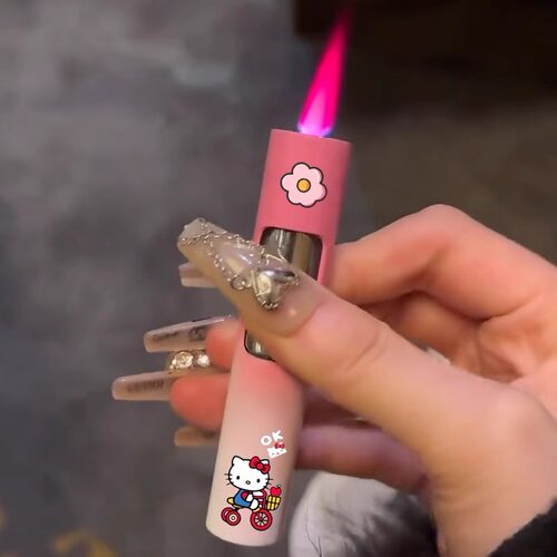 可爱渐变色电驴KT打火机