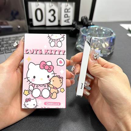 新款蜡笔小新打火机烟盒粉色火焰便携细支网红同款20支装送男友潮