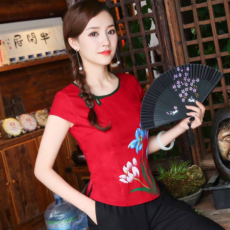 中国风女装上衣夏装