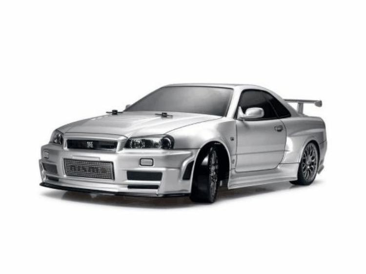 TAMIYA田宫NISSAN NISMO R34-GTR透明带灯杯190MM电车壳：51246