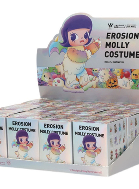 Molly大久保INSTINCTOY娃娃侵蚀盲盒POPMART泡泡玛特一套全新未拆