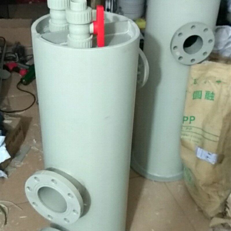 新款订做PP过滤罐电镀废水池大头泵防干烧PP引水罐 格垃圾桶 包邮