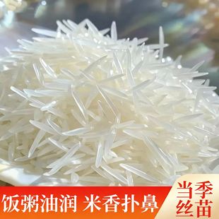 新鲜优质农家长粒香丝苗米原味煮饭软糯家庭新大米小包装