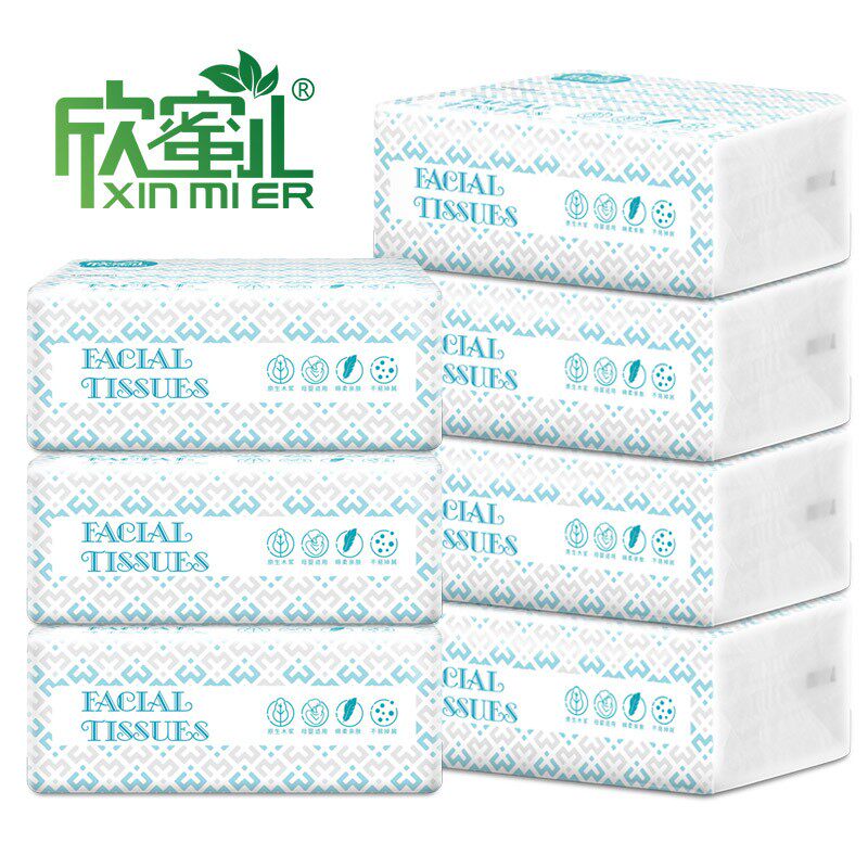 原生木浆抽纸4层欣蜜儿