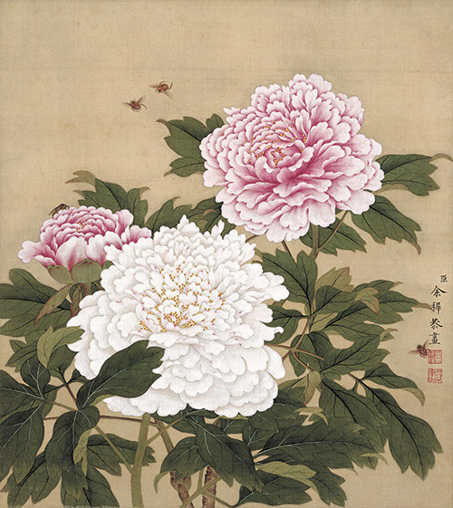 宣纸印刷微喷打印国画仿古复制字画余稚工笔花鸟小品新中式装饰画