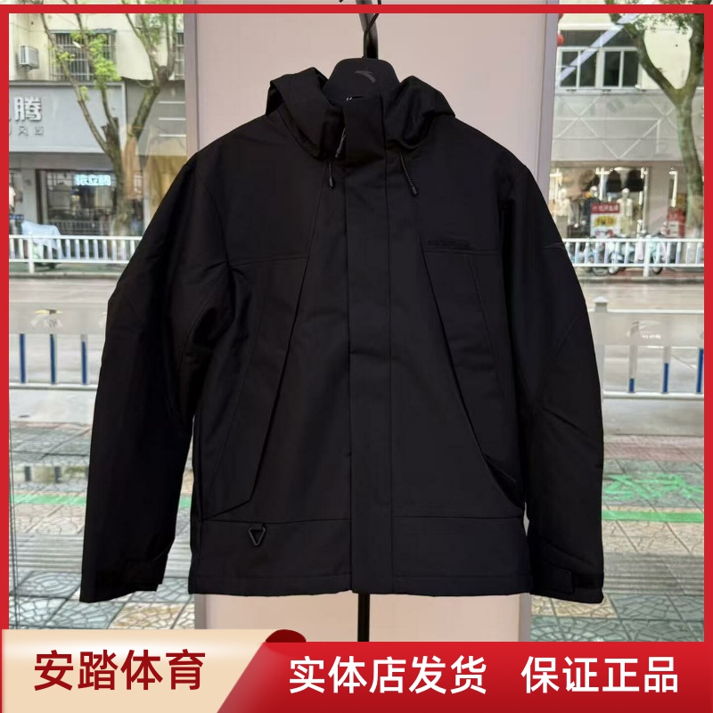 安踏冲锋衣两件套防泼水梭织外套男2025年冬季新款运动152546605