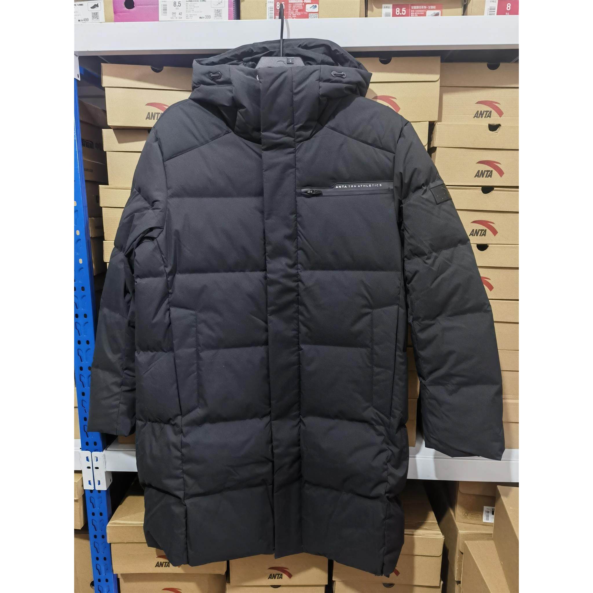 安踏男款2025冬季新款加厚保暖羽绒服外套长款152617914