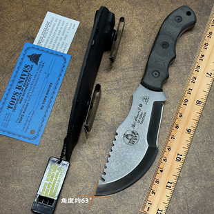 美国进口TOPS托普斯TomBrown Tracker大号追踪者户外生存求生刀