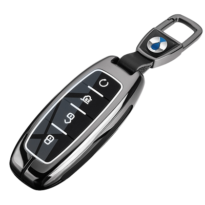 腾势D9/N7车金属全包钥匙保护套