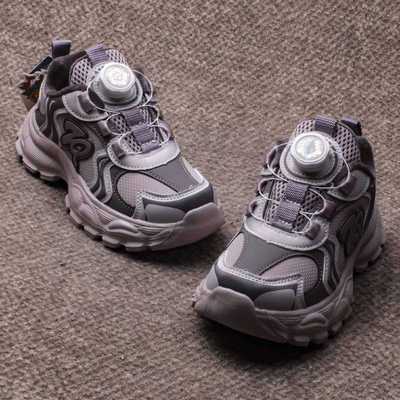 冬季加绒女童老爹鞋保暖耐磨