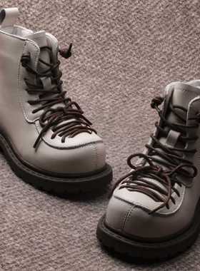 新品冬季儿童马丁靴6290英伦风保暖二棉侧拉链短靴工装靴高帮女鞋