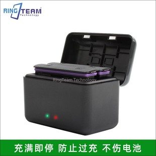 适用影石Insta360x4电池充电管家全景运动相机360X4充电器收纳仓