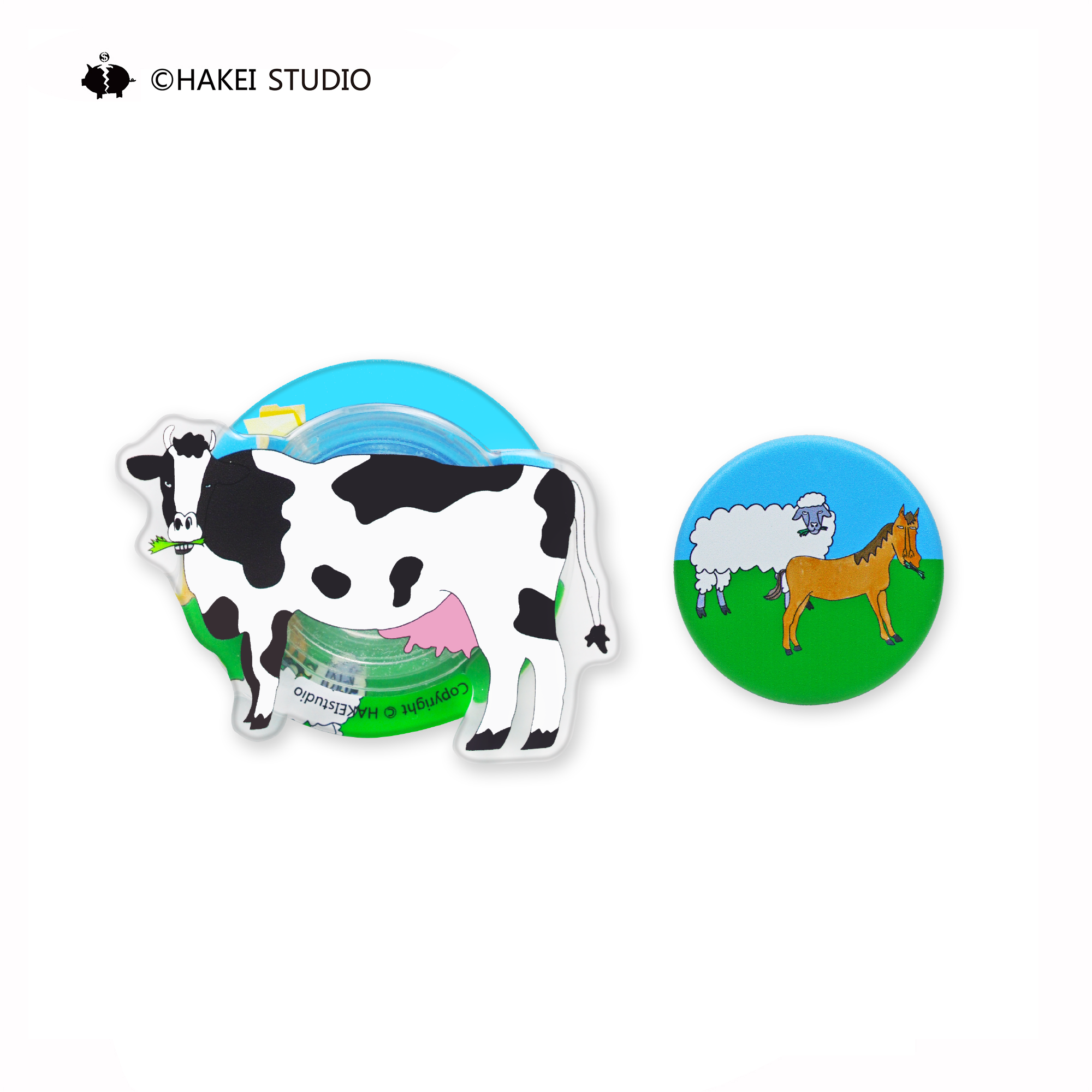 HAKEI艺术家插画磁吸桌面原创