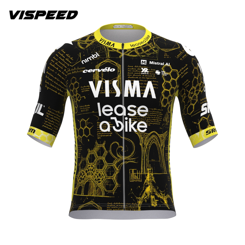 2026新款VISMA环法珍宝车队版公路自行车短袖骑行服透气速干上衣