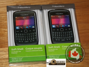 Blackberry/黑莓 9360 9350 全新盒装 加拿大官方正品 软质保护套