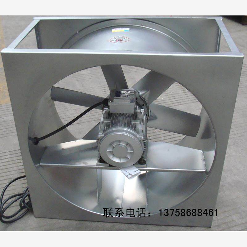 新款上海SFWK7-4方形耐高温高湿F级轴流通风机 弯刀六叶2.2/3现货