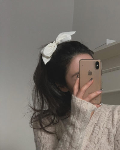 糖果色蝴蝶结小肠发圈发绳
