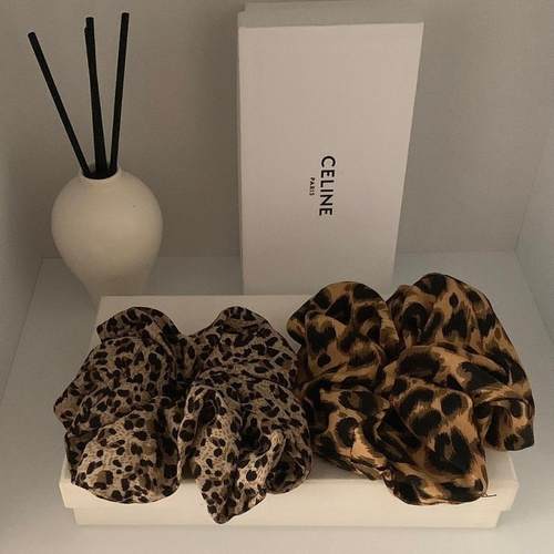 大号豹纹大肠发圈发饰