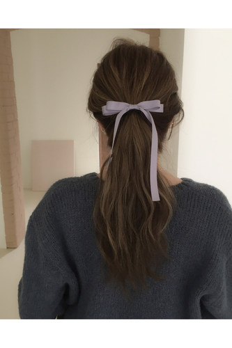 百搭缎面丝带蝴蝶结发圈发饰