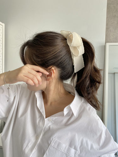 竖形多层蝴蝶结发夹香蕉夹