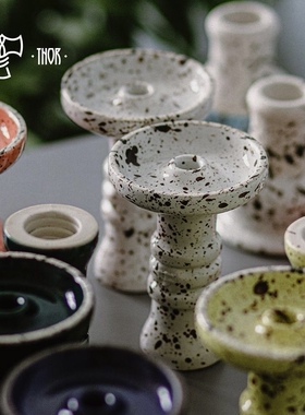 俄罗斯锅Thor雷神-矿物黏土厚重碗单孔Phunnle多孔Killer碗