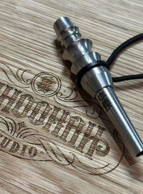 ZYHkah忠義风味聚集型接嘴-不锈钢材质-橡木礼盒装专用接嘴