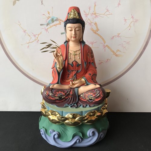 高端树脂观世音菩萨家用供奉