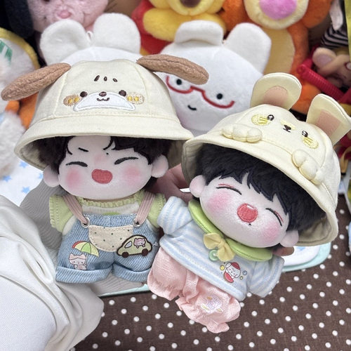 10cm新品滴滴巴士系列10cm棉花娃娃正常体海星体娃衣套装可爱衣服