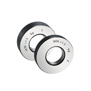 包邮 新款 6g公制细牙环规6h螺纹通止规牙规外径规6e量规M55M56M57M