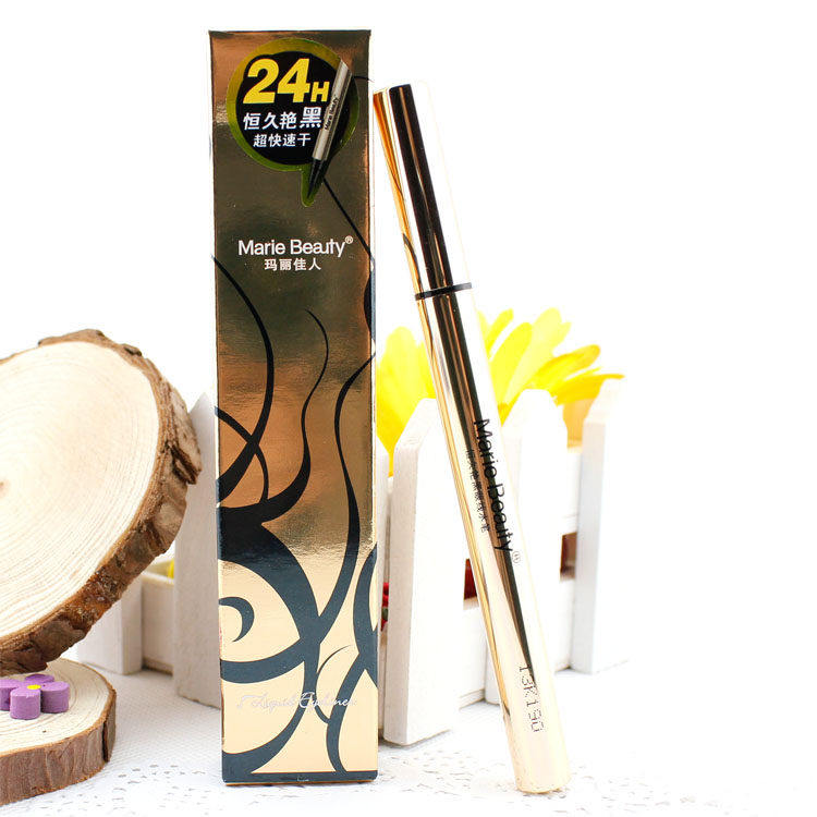 玛丽佳人眼线笔硬头持久防水恒久艳黑眼线液笔膏不晕染适合初学者,彩妆/香水/美妆工具,眼线,淘宝优惠券,粉丝福利购,淘宝优惠卷