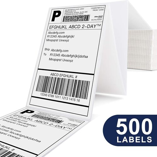 热敏标签纸100x150跨境物流快递电子面单贴条码标签纸E邮宝label