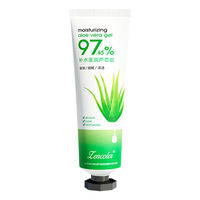 Aloe vera gel hydrates and moisturizes, repairs after sun exposure. Aloe Vera Soothing moisturizing gel cream is suitable for both men and women. It comes in small packs and is portable thumbnail 5