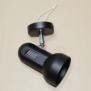 節能燈LED背景墻射燈 展覽射燈 軌道式 360°可萬向燈E27螺口吸頂