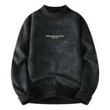 加绒加厚重磅男士冬季高领美式休闲长袖卫衣上班日常宽松潮流打底，男装卫衣，奇怪漫猴工厂店