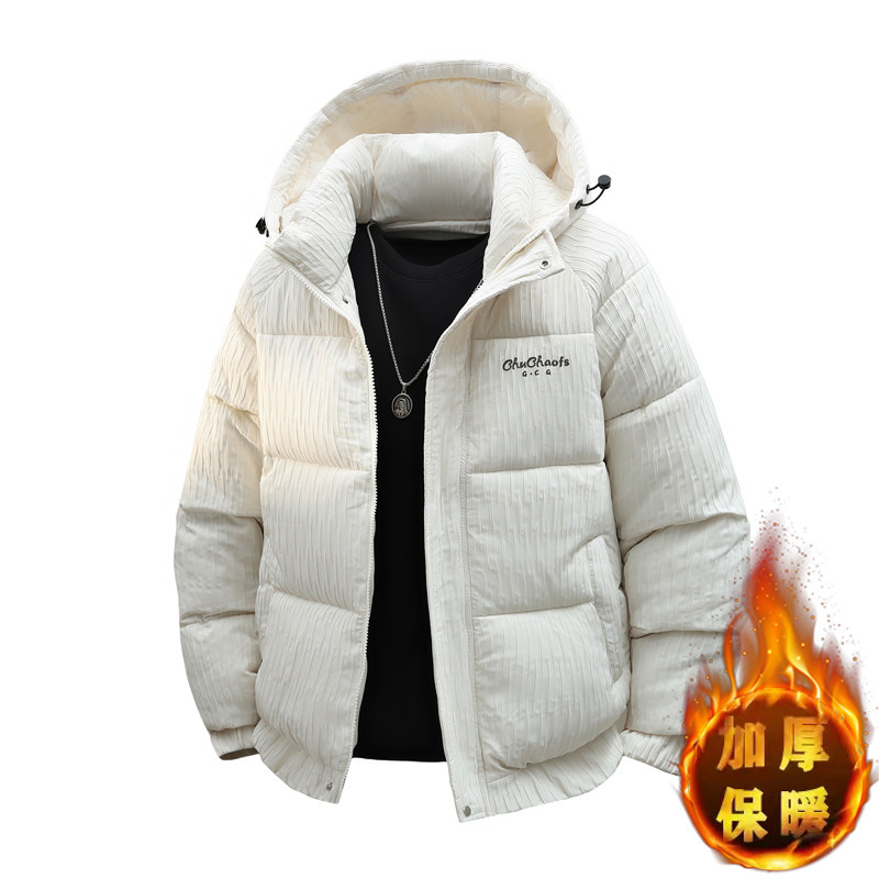 冬季轻奢欧版立领棉衣男潮流高品质加厚棉服外套，男装棉衣，奇怪漫猴工厂店