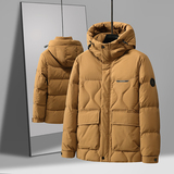 标羽绒服男款2025年新款中长款加厚2025新款季短款连帽冬装防风，男装羽绒服，奇怪漫猴工厂店
