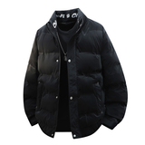 冬季轻奢欧版立领棉衣男潮流高品质加厚棉服外套，男装棉衣，奇怪漫猴工厂店