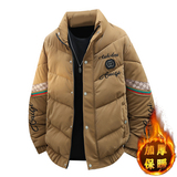 冬季轻奢欧版立领棉衣男潮流高品质加厚棉服外套，男装棉衣，奇怪漫猴工厂店