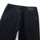 弹力冬季加绒加厚牛仔裤男款直筒宽松男裤带绒保暖黑色裤子秋冬，男装牛仔裤，奇怪漫猴工厂店