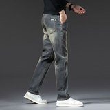 高端春秋季牛仔裤男直筒宽松2026新款高端男裤子秋冬，男装牛仔裤，奇怪漫猴工厂店