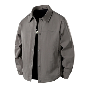 2025新款立领夹克男士春季休闲爸爸装中年男款外套男装春秋季薄款，男装休闲裤，奇怪漫猴工厂店