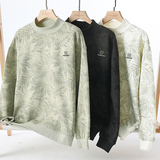 加绒加厚重磅男士冬季高领美式休闲长袖卫衣上班日常宽松潮流打底，男装卫衣，奇怪漫猴工厂店