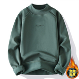 加绒加厚重磅男士冬季高领美式休闲长袖卫衣上班日常宽松潮流打底，男装卫衣，奇怪漫猴工厂店