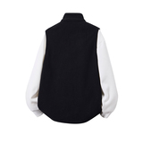 摇粒绒立领马甲男拉链秋冬季加绒加厚双面奥粒绒无袖开衫外套背心，男装棉衣，奇怪漫猴工厂店