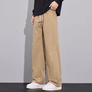 Q2025年新款纯棉潮牌男秋冬季宽松直筒休闲长裤子，男装休闲裤，奇怪漫猴工厂店