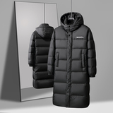 长款标羽绒服男冬季加厚2026新款时尚运动中长款防风保暖外套男，男装羽绒服，奇怪漫猴工厂店
