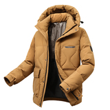 标羽绒服男款2025年新款中长款加厚2025新款季短款连帽冬装防风，男装羽绒服，奇怪漫猴工厂店