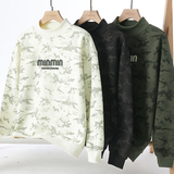 加绒加厚重磅男士冬季高领美式休闲长袖卫衣上班日常宽松潮流打底，男装卫衣，奇怪漫猴工厂店